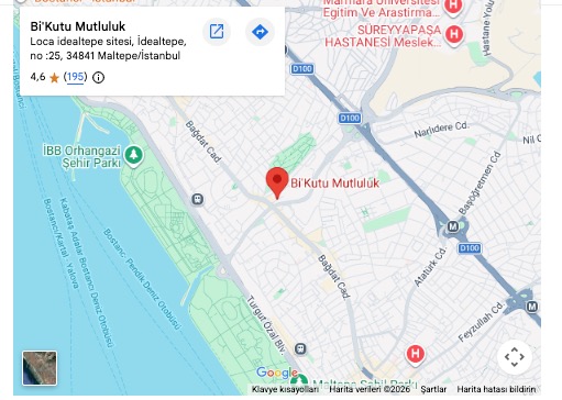 Harita - Bi'Kutu Mutluluk Konumu